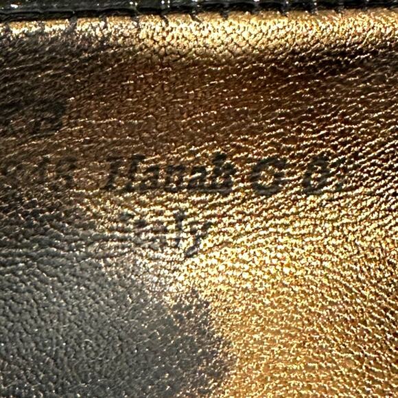 COACH | US 9.5 B | HANAH Gold Lined Black Patent Leather Pump 3-inch Heel A3848 - Picture 11 of 11